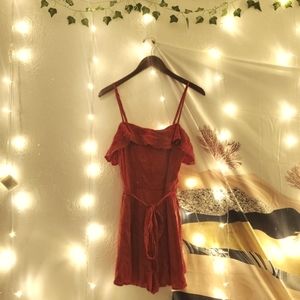 Francesca's Red Romper